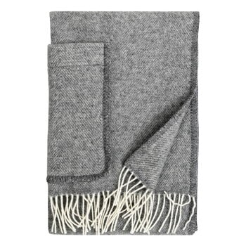 Lapuan Kankurit Arvo pocket shawl, 60 x 180 cm, white - mottled grey, product image