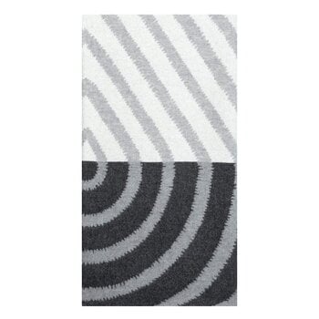 Blankets, Metsälampi blanket, 130 x 200 cm, white - grey - black, White