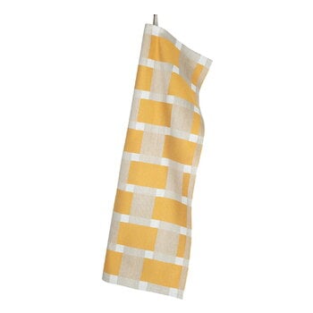 Lapuan Kankurit Punos kitchen towel, linen - cloudberry, product image