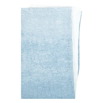 Lapuan Kankurit Nappe/plaid Saari, 145 x 200 cm, blanc - bleu