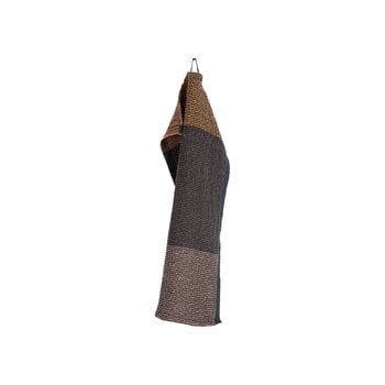 Essuie-mains et gants de toilette, Petite serviette Terva, noir - multicolore - marron, Noir