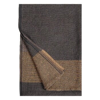 Bath towels, Terva giant towel, black - multi - brown, Black