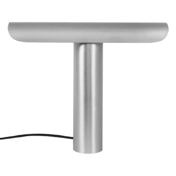 Table lamps, T-Lamp table lamp, brushed steel, Silver