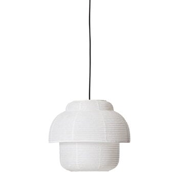 Pendant lamps, Papier Double pendant lamp, 40 cm, white, White