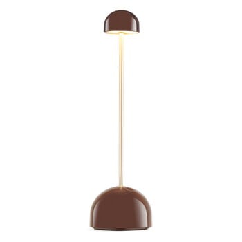 Portable lamps, Sips portable table lamp, chocolate - gold, Brown