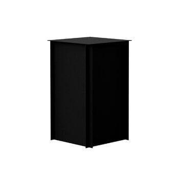Nichba Pedestal 45 side table, black