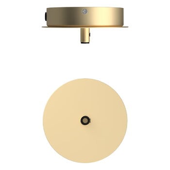 Lighting accessories, Ceiling plate 1, brass, Gold