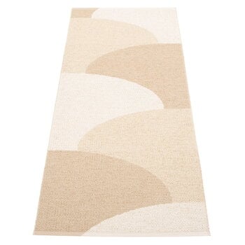 Tappeti in plastica, Tappeto Hill, 70 x 180 cm, vaniglia - beige - crema, Bianco