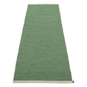 Tapis en plastique, Tapis Mono, 85 x 260 cm, feuille, Vert