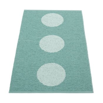 Tappeti in plastica, Tappeto Vera Pop, 70 x 120 cm, giada - turchese chiaro, Verde