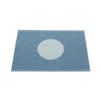 Tappeti in plastica, Tappeto Vera Pop, 70 x 50 cm, blu fiume - nebbia blu, Celeste
