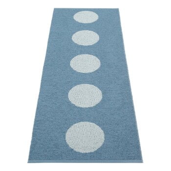 Pappelina Tappeto Vera Pop, 70 x 200 cm, blu fiume - nebbia blu, immagine prodotto