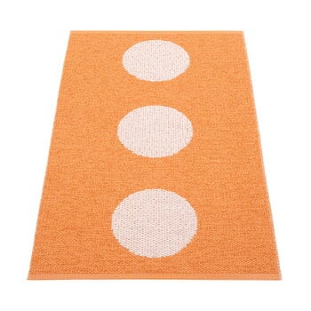 Tappeti in plastica, Tappeto Vera Pop, 70 x 120 cm, arancione pallido - rosa perla, Arancione