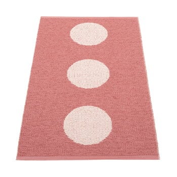 Tappeti in plastica, Tappeto Vera Pop, 70 x 120 cm, blush - rosa perla, Rosa