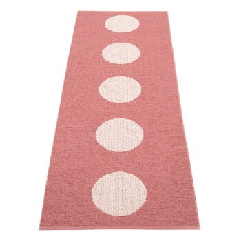 Tappeti in plastica, Tappeto Vera Pop, 70 x 200 cm, blush - rosa perla, Rosa