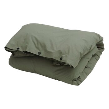 Tekla Single duvet cover, 150 x 210 cm, olive green