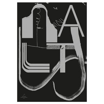 Affiches, Affiche Aalto Variation I, 50 x 70 cm, Noir