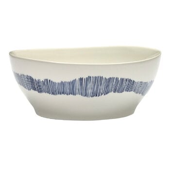 Serax Feast bowl, L, 4 pcs, white - blue