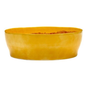 Serax Feast salad bowl, yellow - red