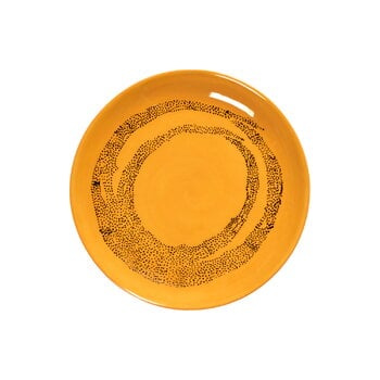 Serax Feast tallrik, XS, 4 st, gul - svart