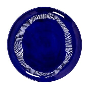 Serax Assiette Feast, modèle M, 2 pièces, bleu - blanc