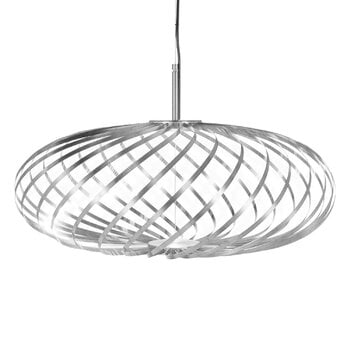 Tom Dixon Spring LED-Pendelleuchte, klein, Silber