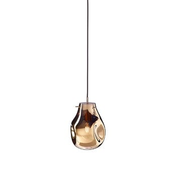 Pendant lamps, Soap pendant, small, gold, Brown