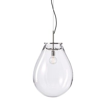 Pendant lamps, Tim pendant, medium, clear - silver, Silver