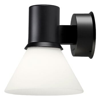 Anglepoise Type 80 W4 seinävalaisin, suora seinäkytkentä, mattamusta-opaali valkoinen, tuotekuva