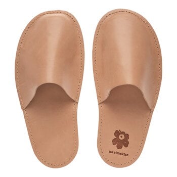 Marimekko Unikko leather slippers