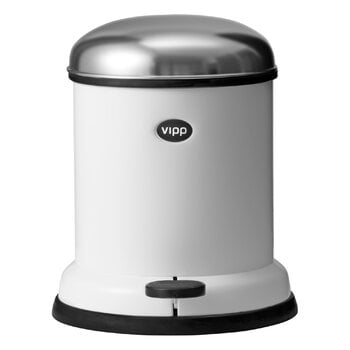 VIPP15 pedal bin, 14 L, white | Finnish Design Shop