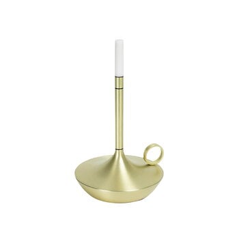 Portable lamps, Wick S portable table lamp, brass, Gold