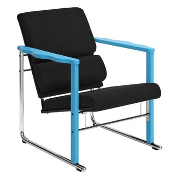 Armchairs & lounge chairs, Experiment lounge chair 502, blue - black, Black