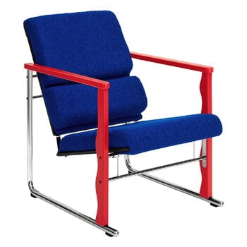 Hem Experiment lounge chair 503, red - ultramarine, product image