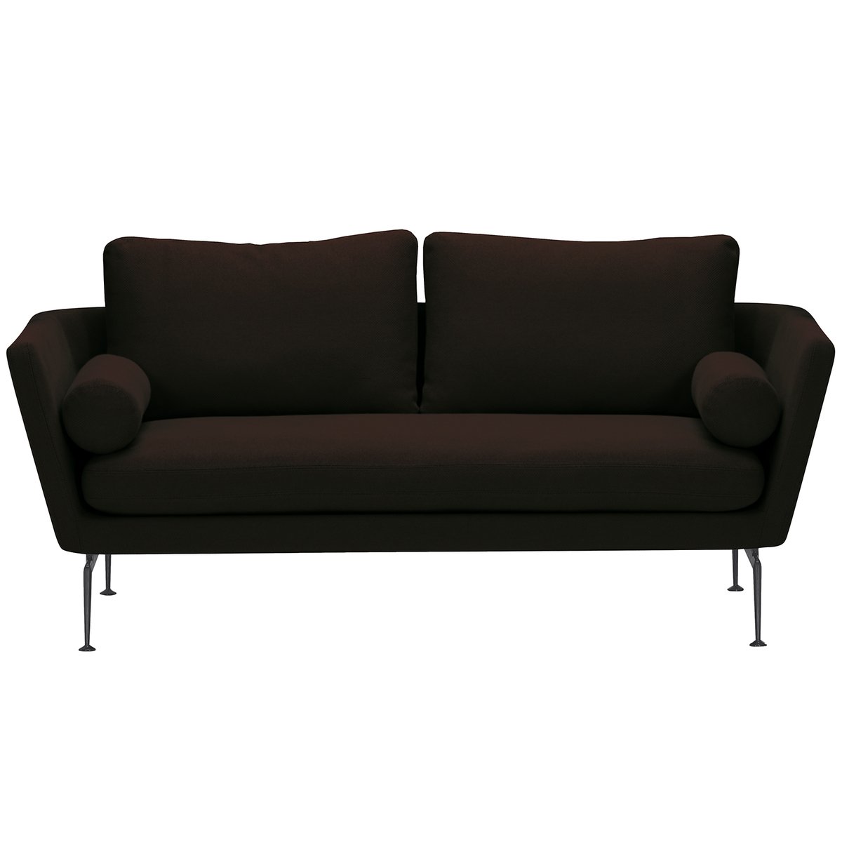 Vitra Suita sohva, 2-istuttava, basic dark - musta/ruskea
