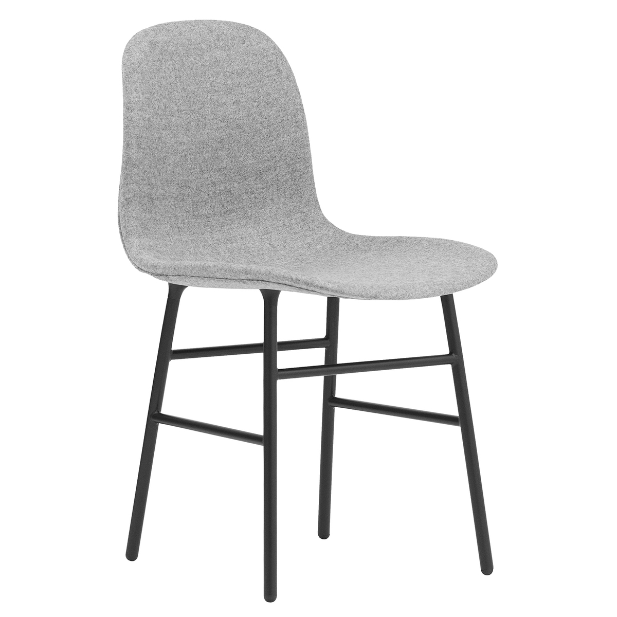 Normann Copenhagen Form tuoli, musta teräs - Synergy 16