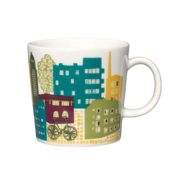 Arabia Hometown mug 0,3 L, Downtown | Pre-used design | Franckly