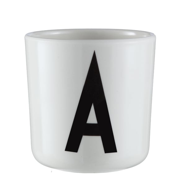 Design Letters Arne Jacobsen melamiinikuppi A-Z
