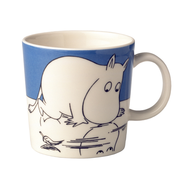 thumbnail image 2 of Arabia Moomin Mug 'Hurray!' (Hurraa) – New, Multi-Color, Finland 2 of 4