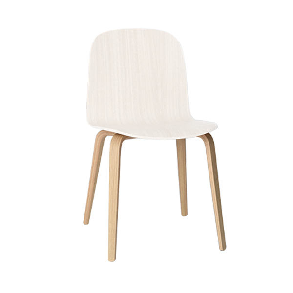 muuto visu chair wood frame white natural finnish design shop