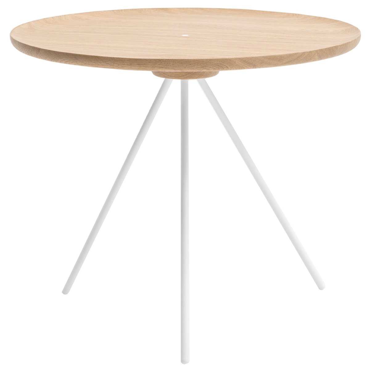 Hem Key coffee table, oak white Preused design Franckly