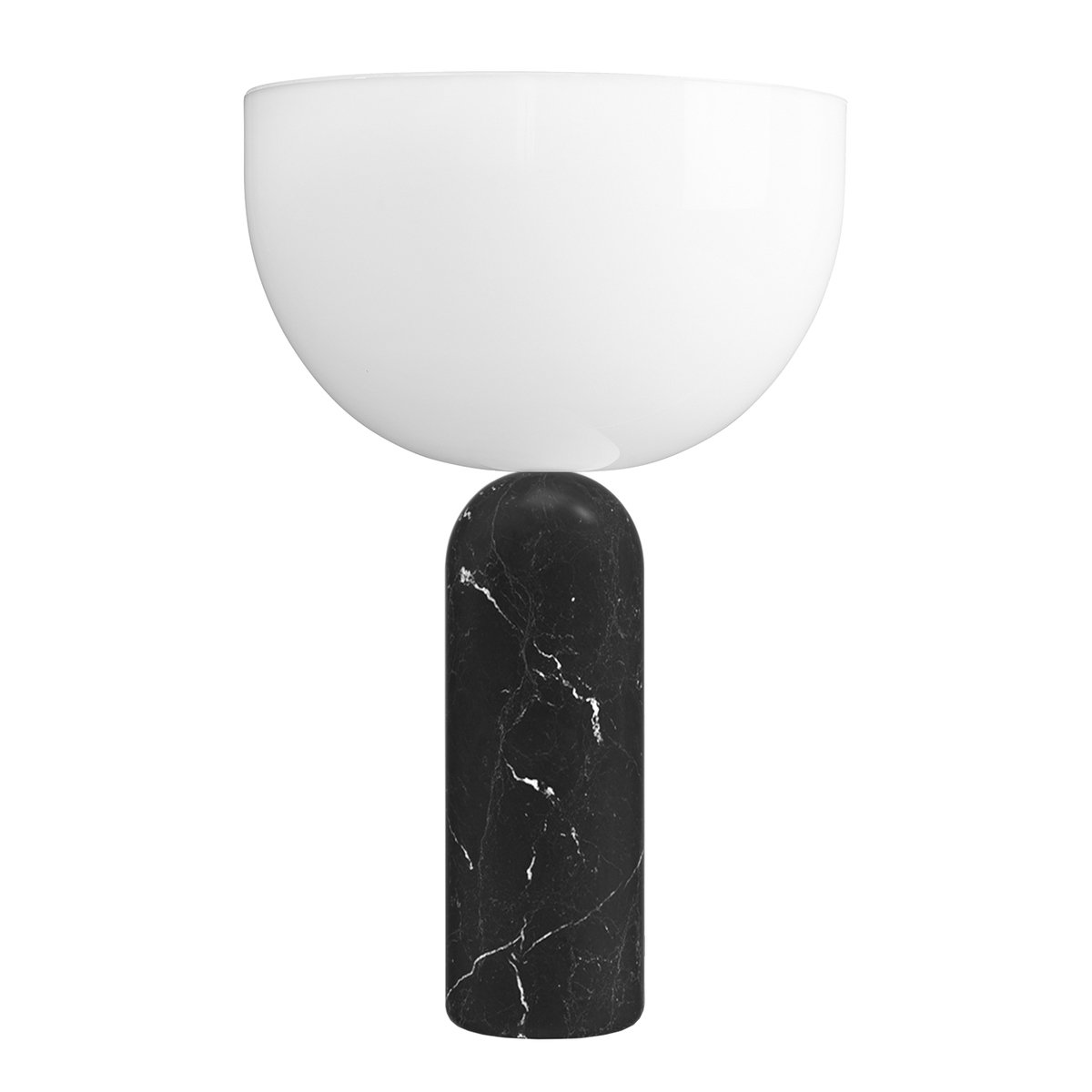 New Works Kizu Table Lamp Small Black Marble Finnish New Works Kizu Table Lamp Small Black Marble Finnish