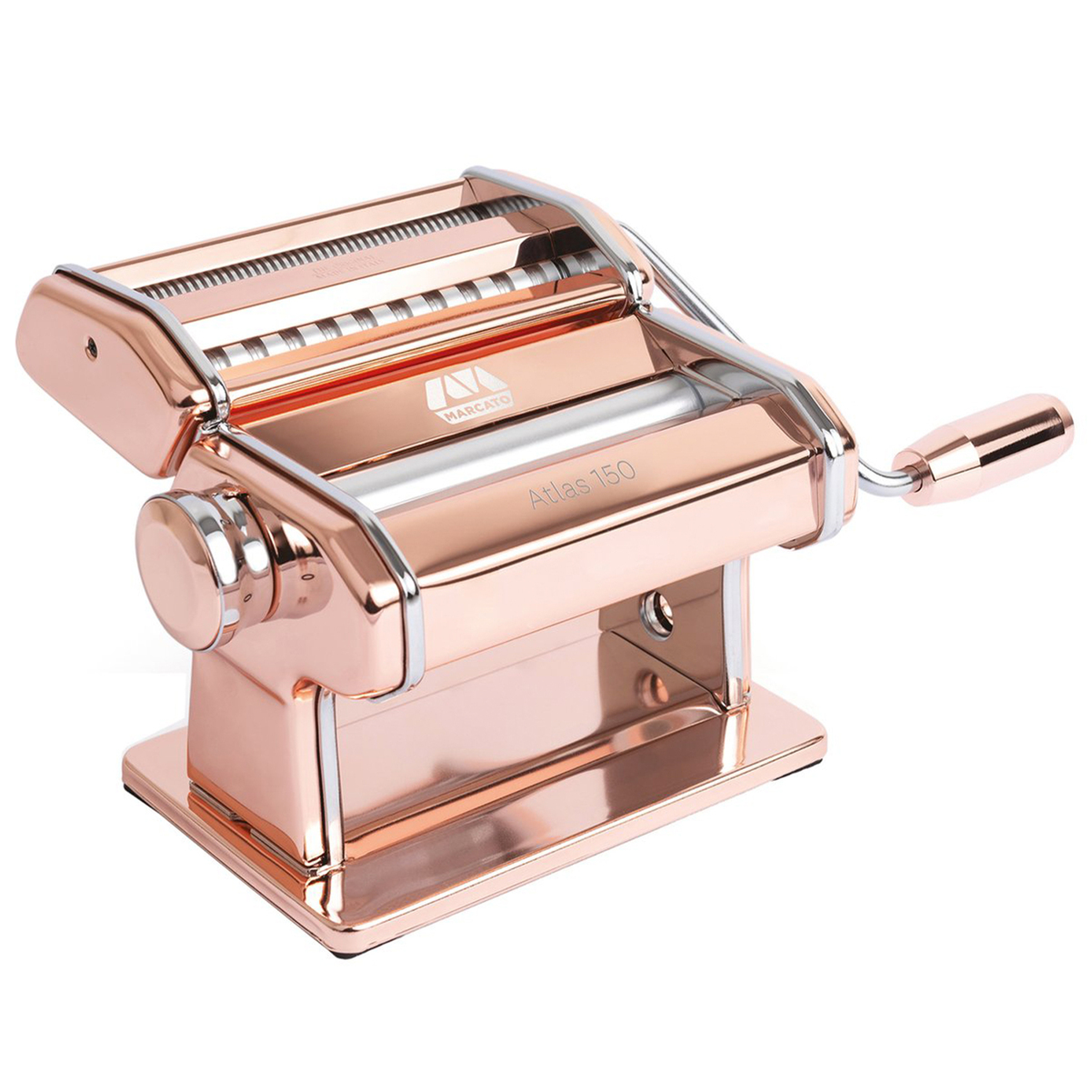  Marcato Atlas Pasta Machine, Made in Italy, Black, Includes  Pasta Cutter, Hand Crank, and Instructions : Home & Kitchen