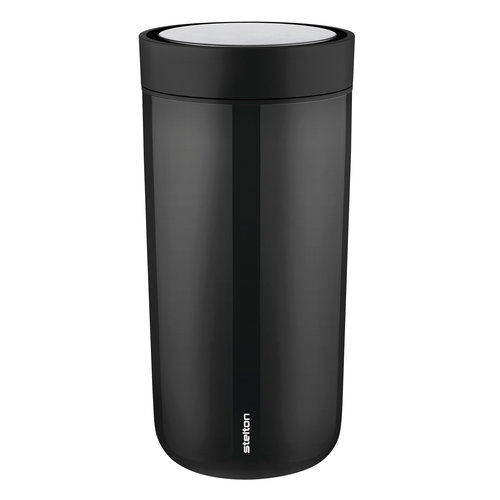 Stelton To Go Click termosmuki, musta | Käytetty design | Franckly