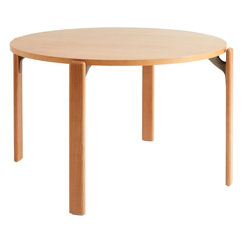 HAY Rey table, 128 cm, golden - beech veneer | Pre-used design | Franckly