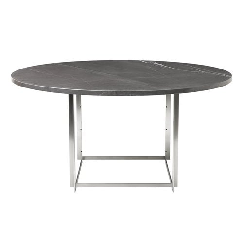 Fritz Hansen PK54 pöytä, harmaa-ruskea marmori | Käytetty design | Franckly