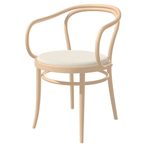 TON Armchair off-white - beech | Pre-used design | Franckly
