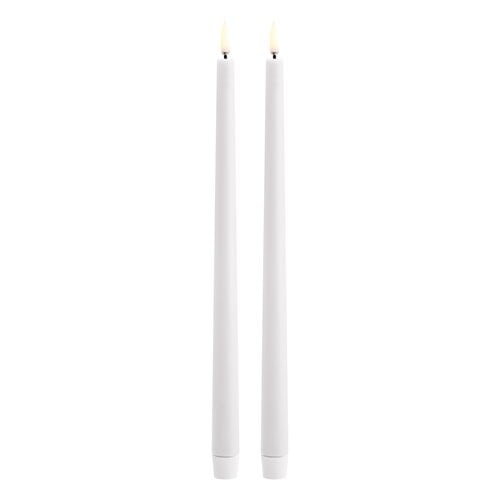 Uyuni Lighting LED taper candle, 32 cm, 2 pcs, white Finnish Design Shop