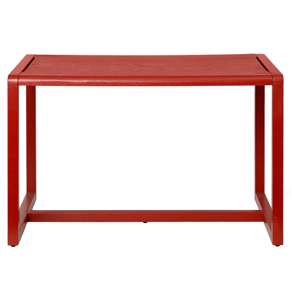 Ferm Living Little Architect table, poppy red | Finnish Design Shop
