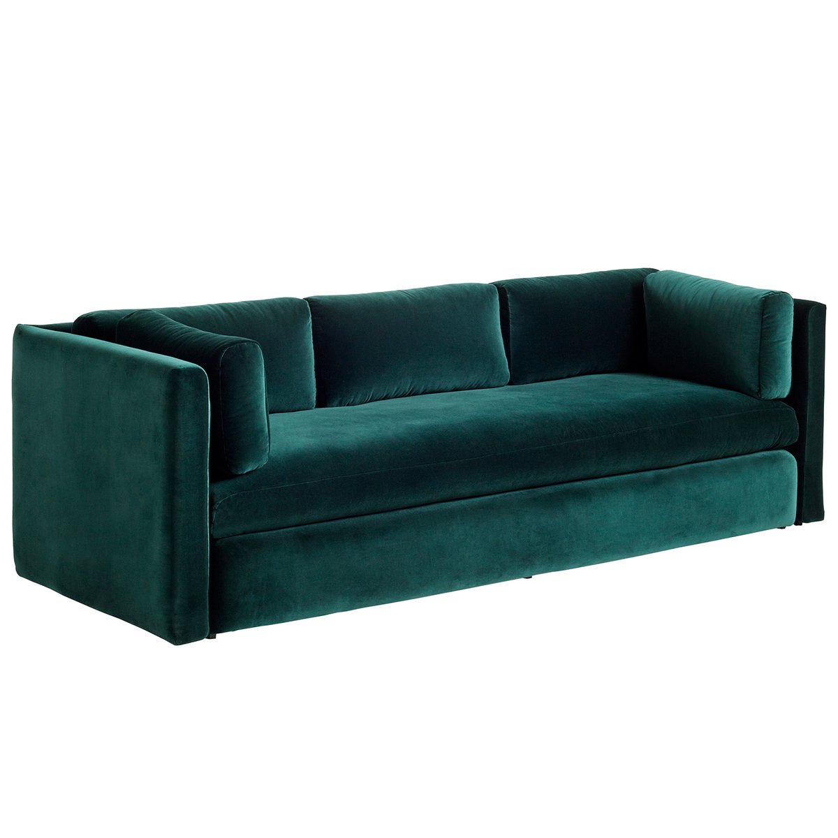 Aanzetten Terug, terug, terug deel pijpleiding Hackney sofa, 3-seater, Lola dark green | Finnish Design Shop